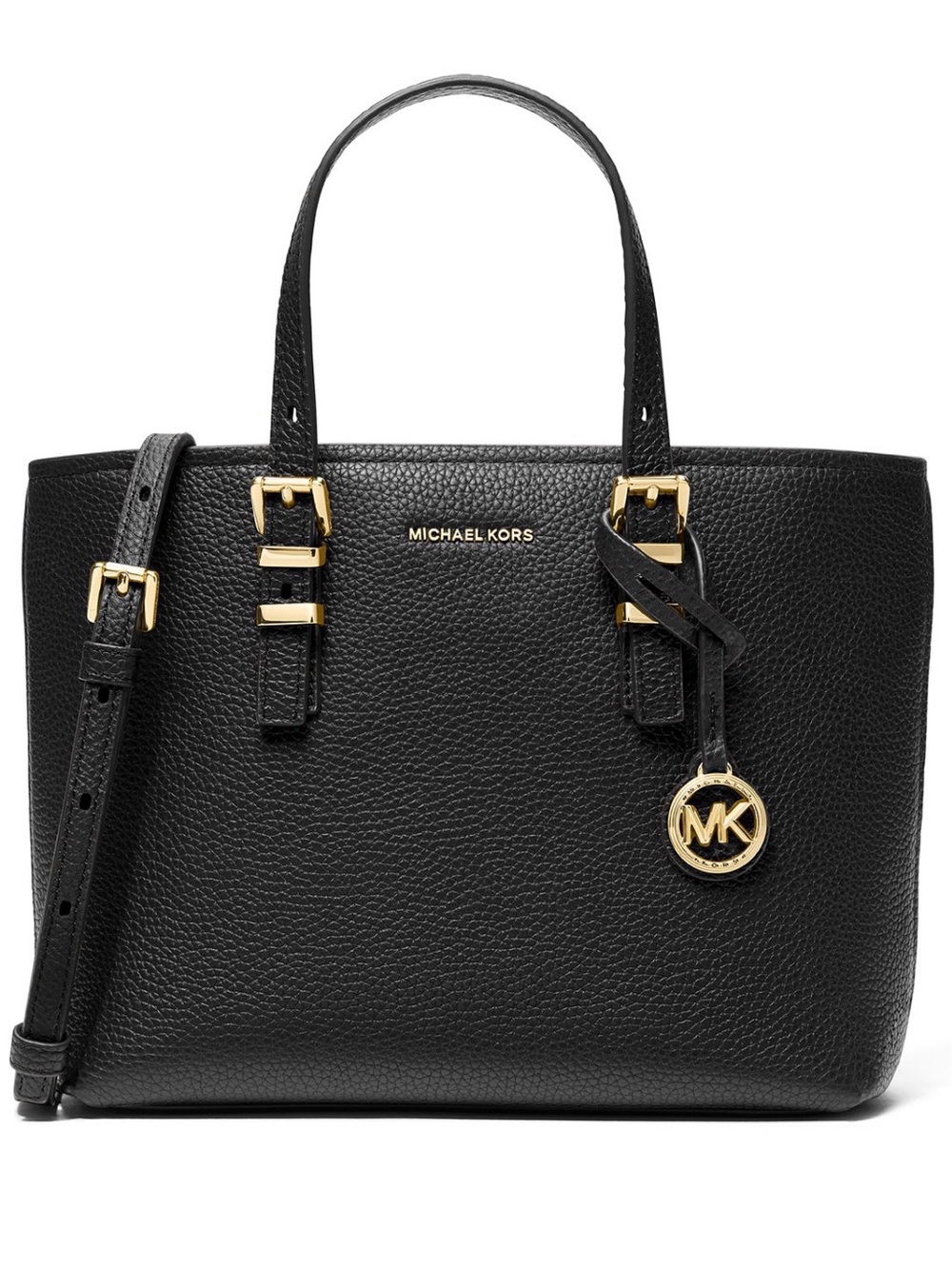 Michael Kors Quinn Small East West Crossbody - black leather - NEW!